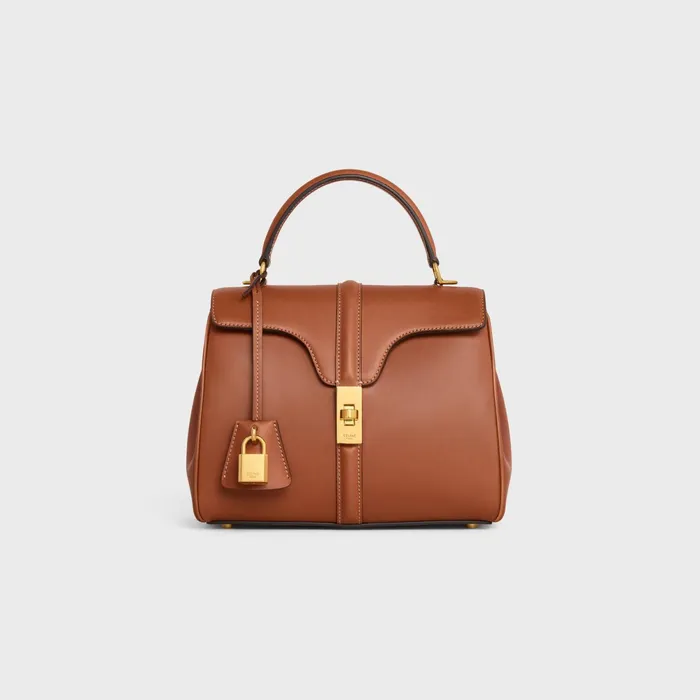 Small 16 Bag In Natural Calfskin Tan Women CELINE 16