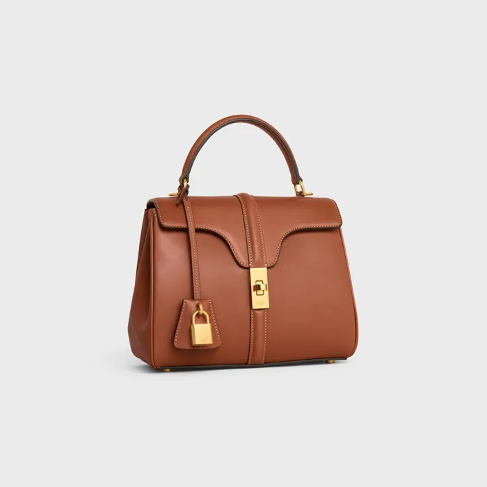 Small 16 Bag In Natural Calfskin Tan Women CELINE 16 Small 16 Bag In Natural Calfskin Tan Women CELINE 16