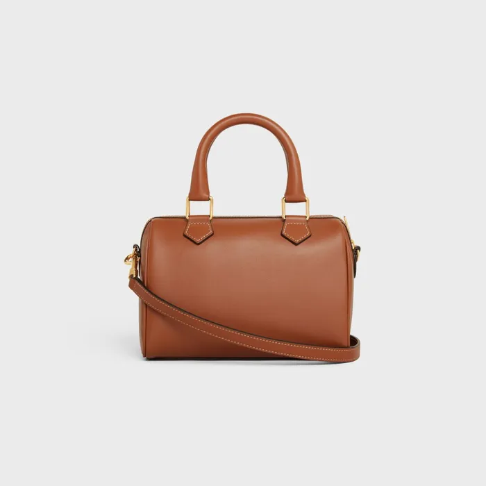 Small Boston Cuir Triomphe In Smooth Calfskin Tan Women CELINE CUIR TRIOMPHE Small Boston Cuir Triomphe In Smooth Calfskin Tan Women CELINE CUIR TRIOMPHE