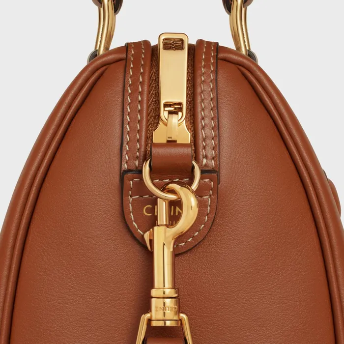 Small Boston Cuir Triomphe In Smooth Calfskin Tan Women CELINE CUIR TRIOMPHE Small Boston Cuir Triomphe In Smooth Calfskin Tan Women CELINE CUIR TRIOMPHE