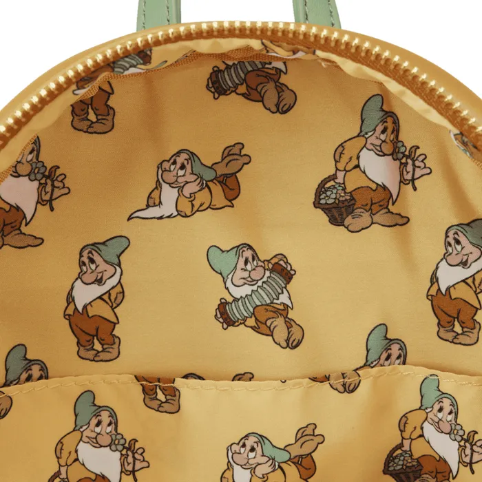 Snow White And The Seven Dwarfs Bashful Lenticular Mini Backpack Unisex Loungefly Backpacks Snow White And The Seven Dwarfs Bashful Lenticular Mini Backpack Unisex Loungefly Backpacks