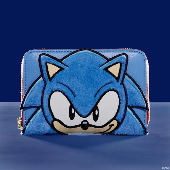 Sonic The Hedgehog Classic Cosplay Plush Zip Around Wallet Unisex Loungefly Bags and Wallets Sonic The Hedgehog Classic Cosplay Plush Zip Around Wallet Unisex Loungefly Bags and Wallets