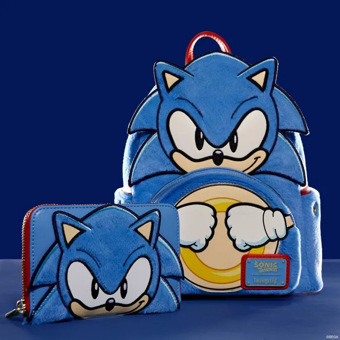 Sonic The Hedgehog Classic Cosplay Plush Zip Around Wallet Unisex Loungefly Bags and Wallets Sonic The Hedgehog Classic Cosplay Plush Zip Around Wallet Unisex Loungefly Bags and Wallets