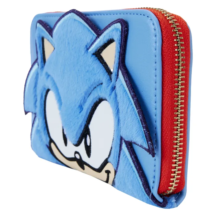 Sonic The Hedgehog Classic Cosplay Plush Zip Around Wallet Unisex Loungefly Bags and Wallets Sonic The Hedgehog Classic Cosplay Plush Zip Around Wallet Unisex Loungefly Bags and Wallets