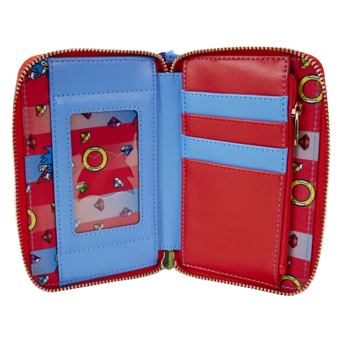 Sonic The Hedgehog Classic Cosplay Plush Zip Around Wallet Unisex Loungefly Bags and Wallets Sonic The Hedgehog Classic Cosplay Plush Zip Around Wallet Unisex Loungefly Bags and Wallets