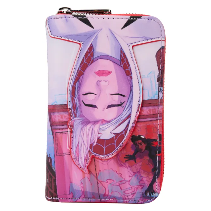 SpiderVerse SpiderGwen Zip Around Wallet Unisex Loungefly Bags and Wallets