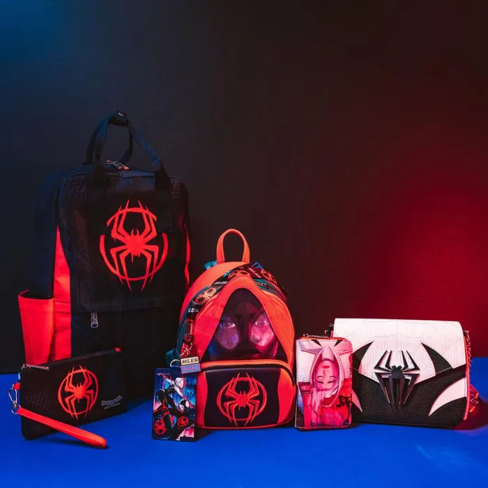 SpiderVerse SpiderGwen Zip Around Wallet Unisex Loungefly Bags and Wallets SpiderVerse SpiderGwen Zip Around Wallet Unisex Loungefly Bags and Wallets