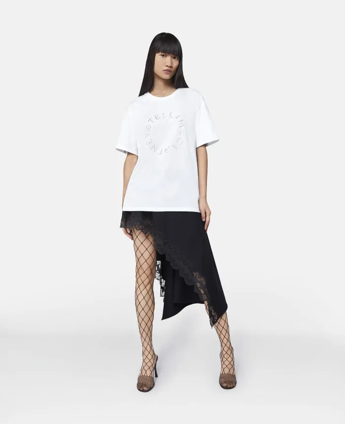 Stella McCartney Asymmetric Skirt Black Women Skirts