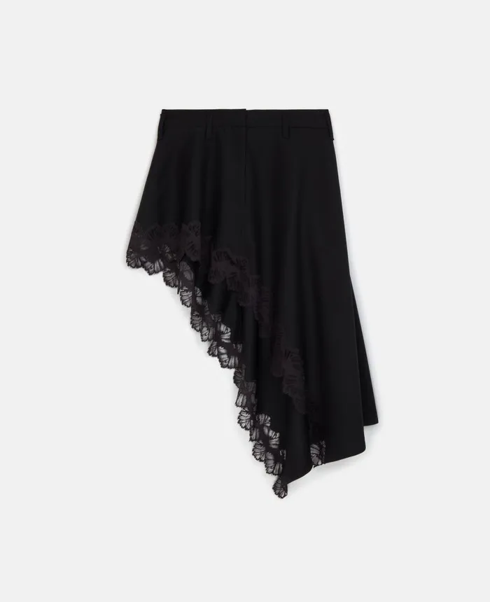 Stella McCartney Asymmetric Skirt Black Women Skirts