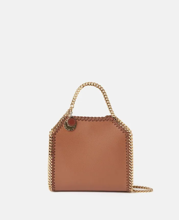 Stella McCartney Falabella MIRUM Tiny Tote Bag Brandy Women Mini Bags And Clutches