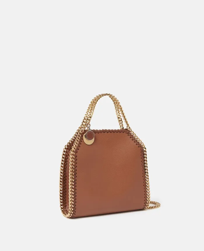 Stella McCartney Falabella MIRUM Tiny Tote Bag Brandy Women Mini Bags And Clutches Stella McCartney Falabella MIRUM Tiny Tote Bag Brandy Women Mini Bags And Clutches