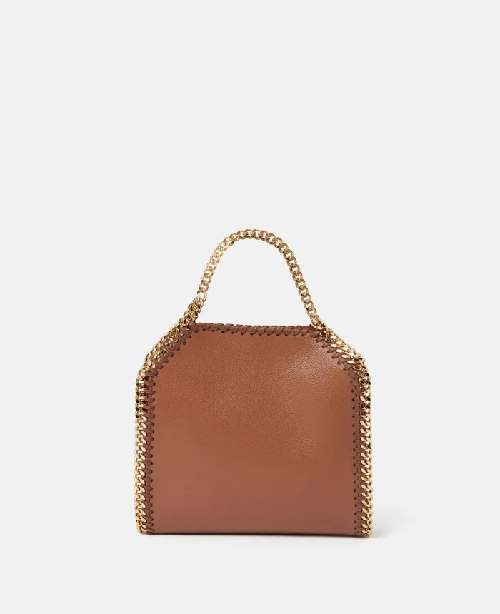 Stella McCartney Falabella MIRUM Tiny Tote Bag Brandy Women Mini Bags And Clutches Stella McCartney Falabella MIRUM Tiny Tote Bag Brandy Women Mini Bags And Clutches