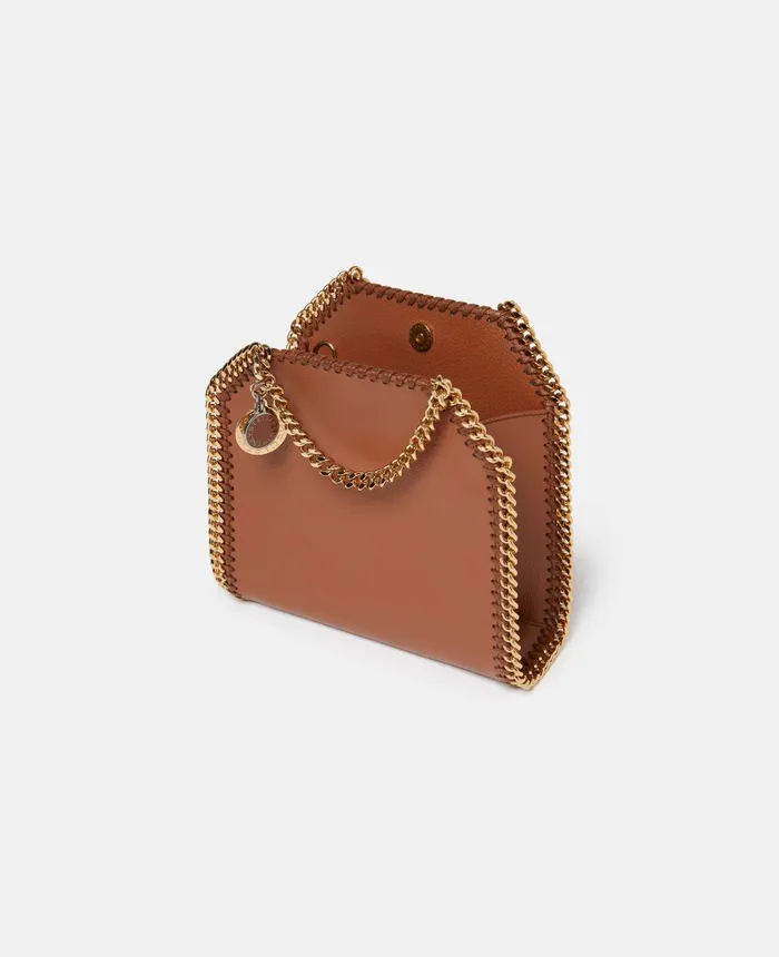 Stella McCartney Falabella MIRUM Tiny Tote Bag Brandy Women Mini Bags And Clutches Stella McCartney Falabella MIRUM Tiny Tote Bag Brandy Women Mini Bags And Clutches