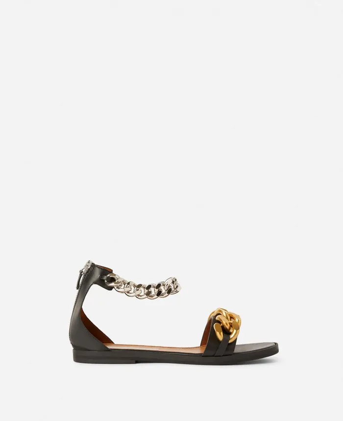 Stella McCartney Falabella Sandals Black Women Flats
