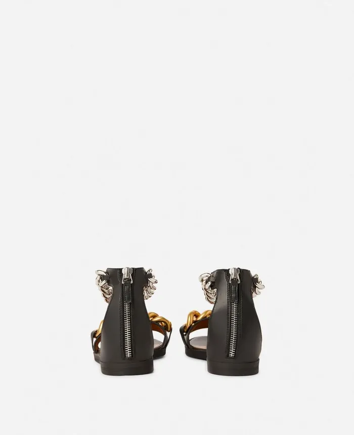 Stella McCartney Falabella Sandals Black Women Flats
