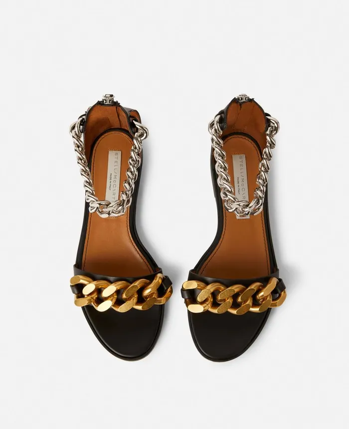 Stella McCartney Falabella Sandals Black Women Flats