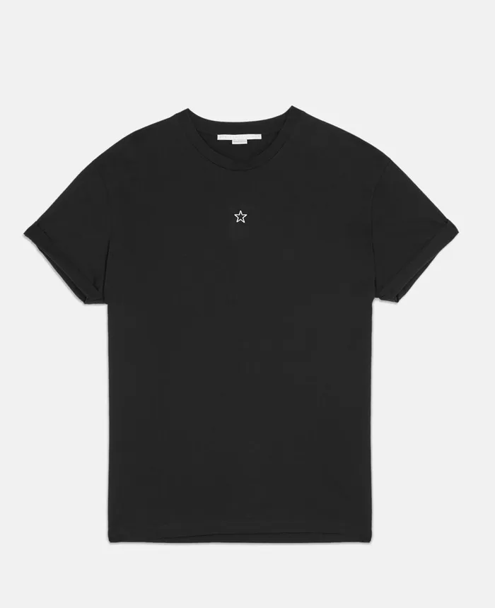 Stella McCartney Ministar Tshirt Black Women Sweatshirts And TShirts