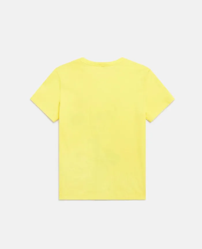 Stella McCartney Parrot Print TShirt Yellow Kids TShirts And Tops