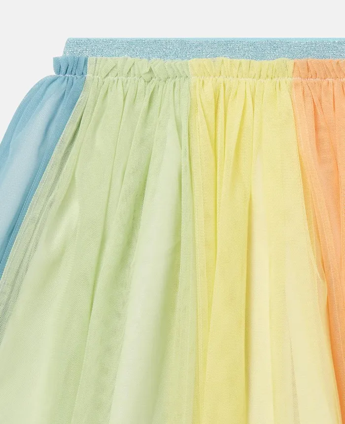 Stella McCartney Rainbow Tulle Tutu Skirt Multicolour Kids Pants and Shorts