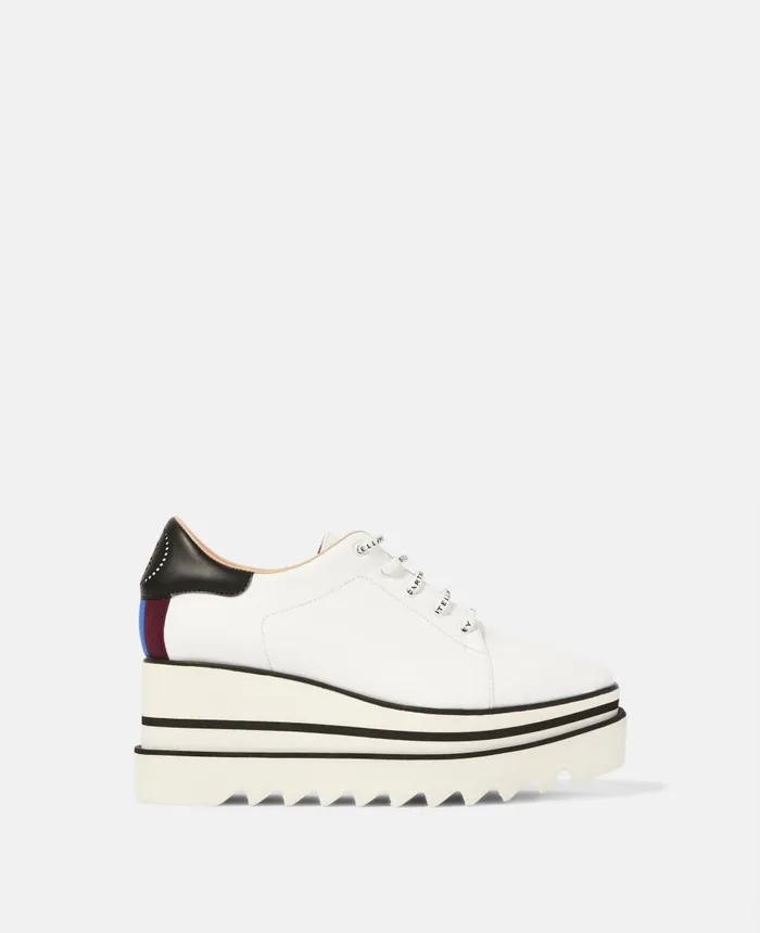 Stella McCartney SneakElyse Platform Shoes White Women Wedges
