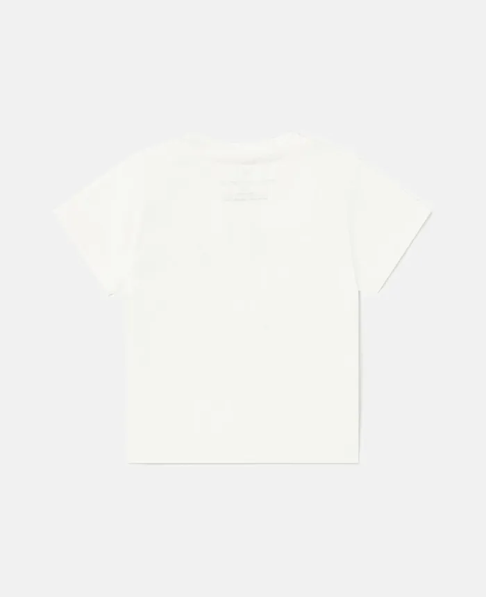 Stella McCartney Stella Festival Logo Print TShirt White Kids Sweatshirt And TShirts Stella McCartney Stella Festival Logo Print TShirt White Kids Sweatshirt And TShirts