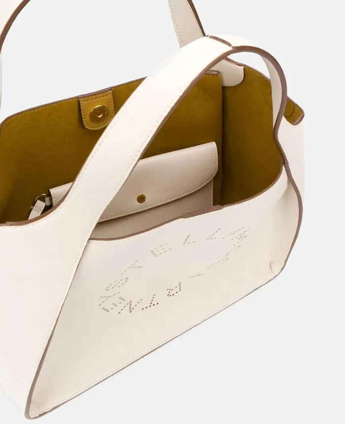 Stella McCartney Stella Logo Crossbody Bag White Women TopHandle Bags