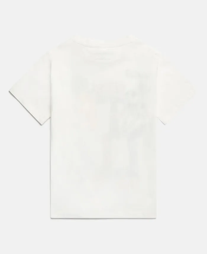 Stella McCartney Stella Logo Jungle Print TShirt White Kids TShirts And Tops Stella McCartney Stella Logo Jungle Print TShirt White Kids TShirts And Tops