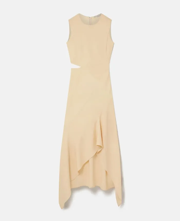 Stella McCartney Stretch Cady Gown Butteroat Women Dresses