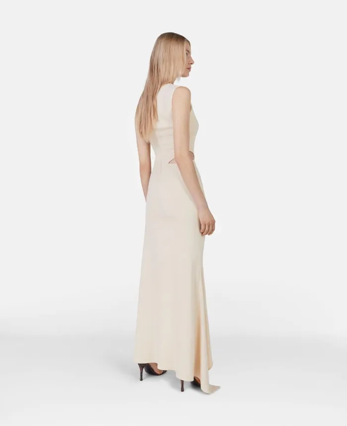 Stella McCartney Stretch Cady Gown Butteroat Women Dresses