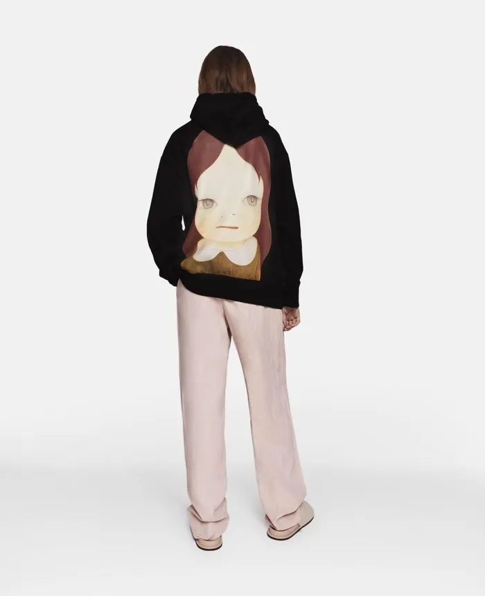 Stella McCartney Twins II Print Hoodie Black WomenMen Sweatshirts