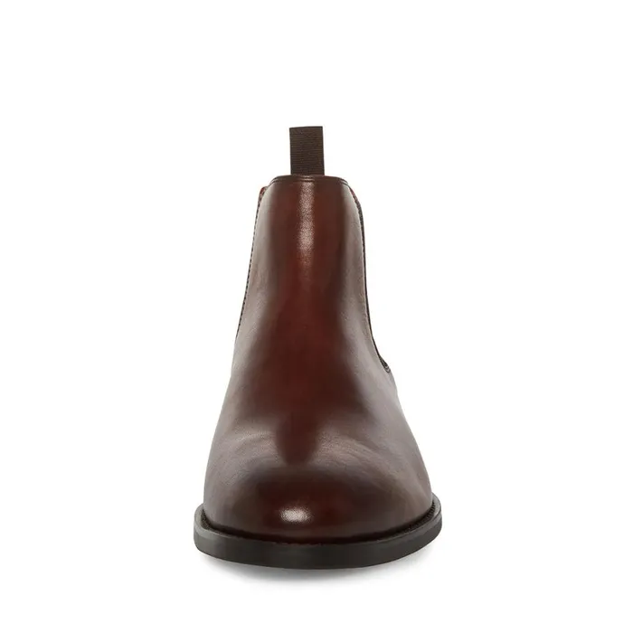 Steve Madden Agate Brown Leather Mens Boots