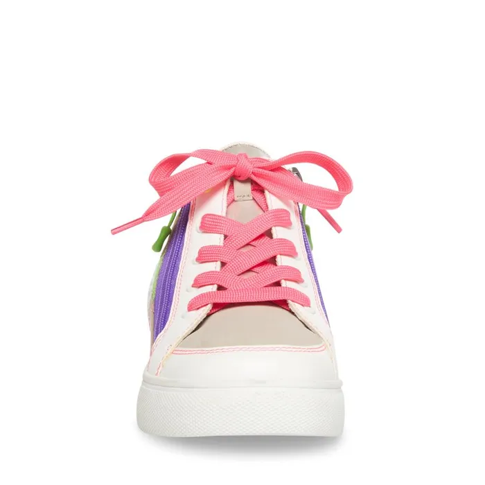 Steve Madden Alaylaa White Multi Kids Adaptive
