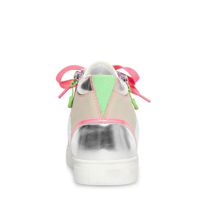 Steve Madden Alaylaa White Multi Kids Adaptive