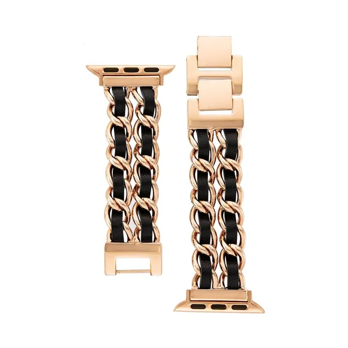 Steve Madden Apple Watch Linked Watch Band Gold 3840mm Womens Watches