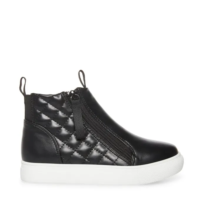 Steve Madden Areggie Black Kids Adaptive