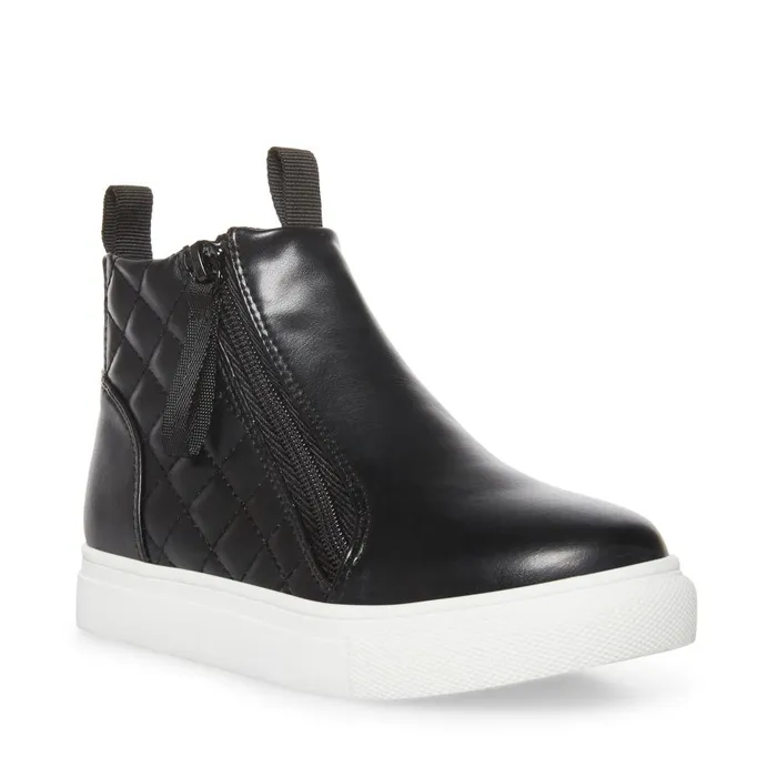 Steve Madden Areggie Black Kids Adaptive