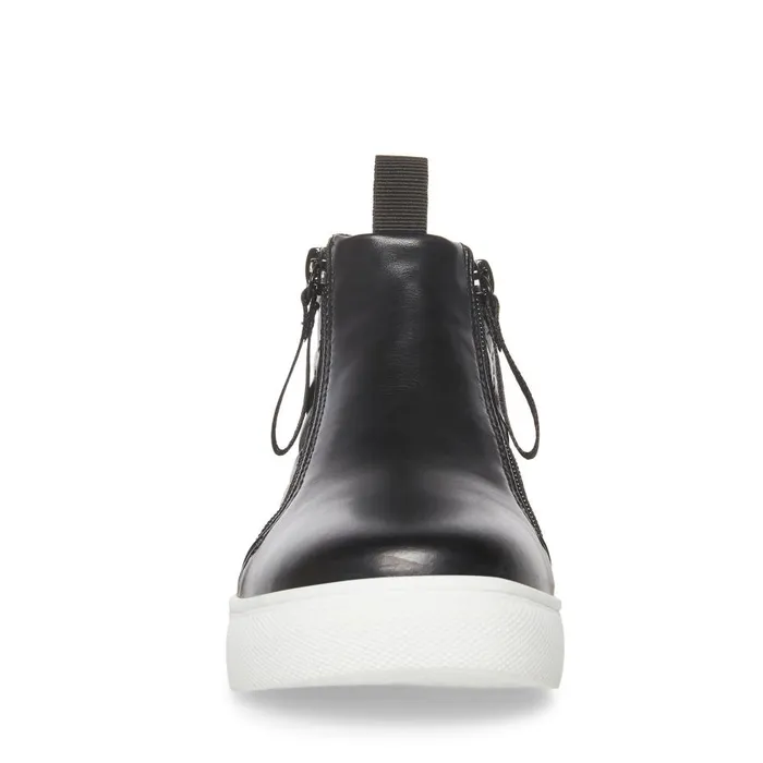 Steve Madden Areggie Black Kids Adaptive
