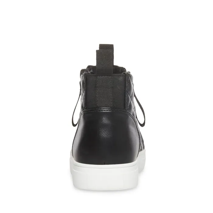 Steve Madden Areggie Black Kids Adaptive