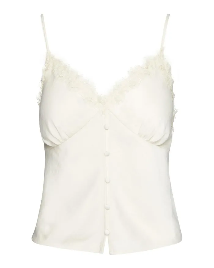 Steve Madden Asher Top Cream Womens Tops and Shirts
