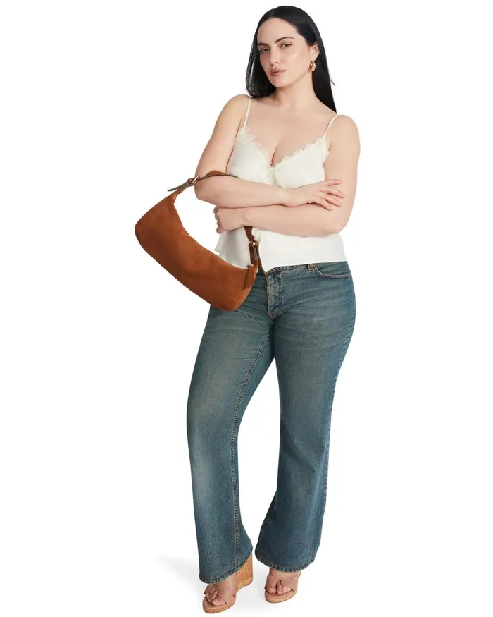 Steve Madden Asher Top Cream Womens Tops and Shirts