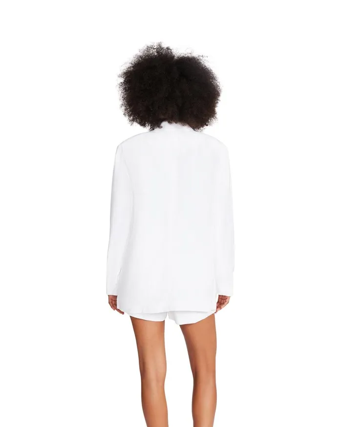 Steve Madden Baldwin Blazer White Womens Jackets and Coats
