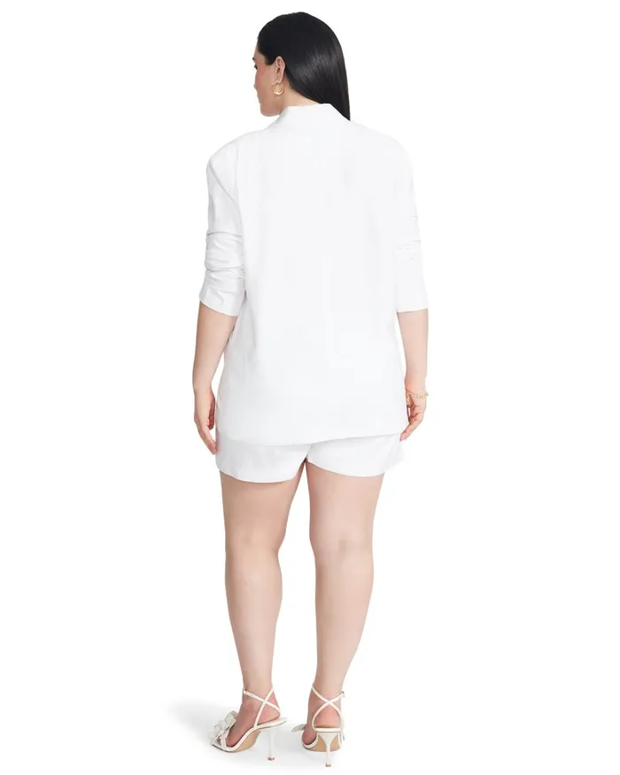 Steve Madden Baldwin Blazer White Womens Jackets and Coats
