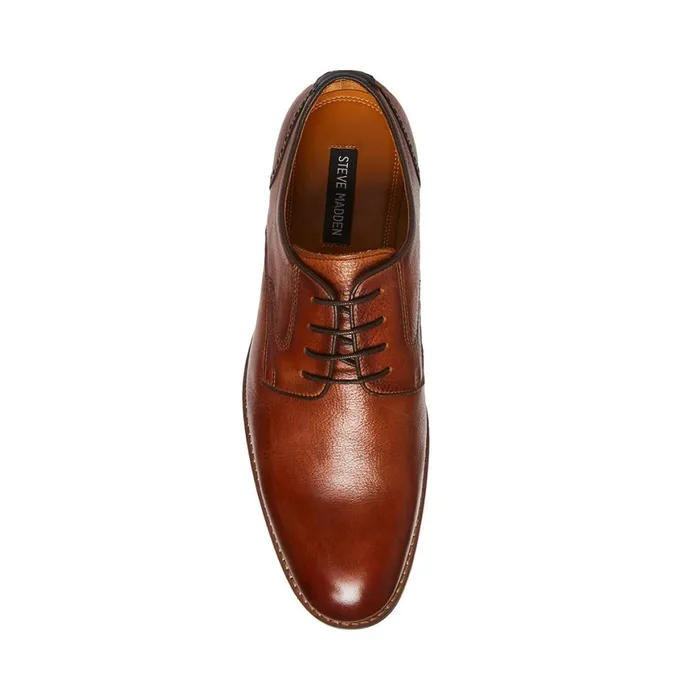 Steve Madden Bannon Cognac Leather Mens Dress Steve Madden Bannon Cognac Leather Mens Dress