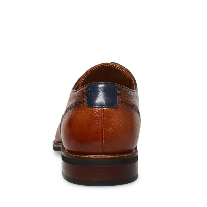 Steve Madden Bannon Cognac Leather Mens Dress Steve Madden Bannon Cognac Leather Mens Dress