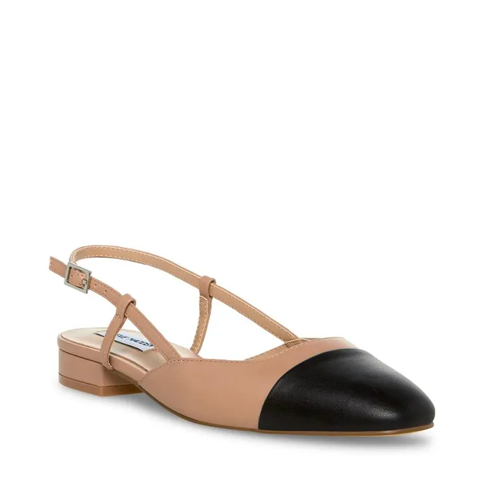 Steve Madden Belinda Tan Leather Womens Loafers and Flats