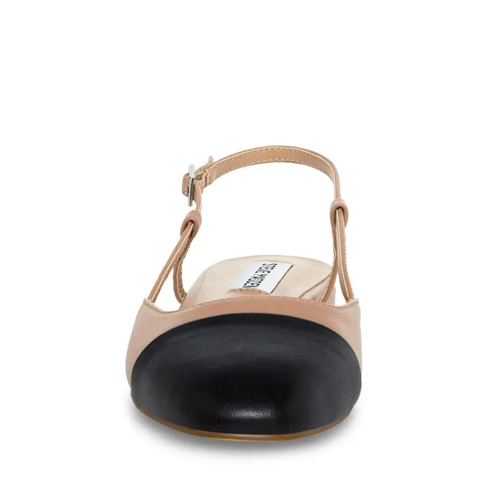 Steve Madden Belinda Tan Leather Womens Loafers and Flats