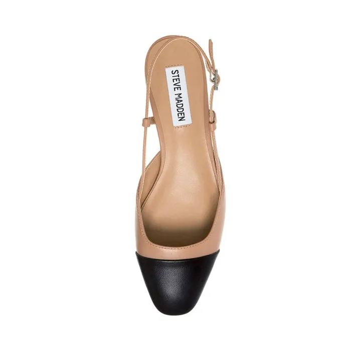 Steve Madden Belinda Tan Leather Womens Loafers and Flats