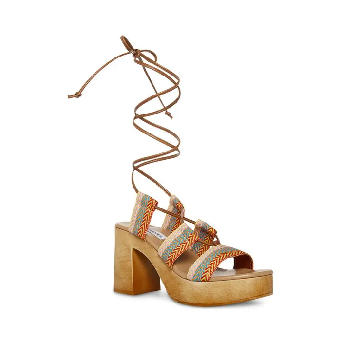 Steve Madden Callista Multi Womens Sandals Steve Madden Callista Multi Womens Sandals