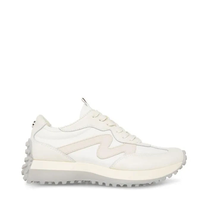 Steve Madden Campo WhiteGrey Womens Sneakers