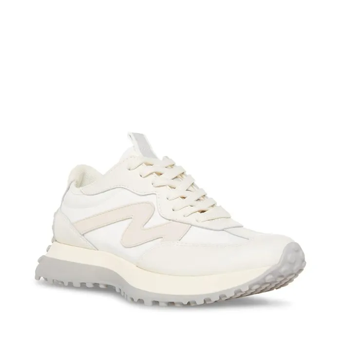 Steve Madden Campo WhiteGrey Womens Sneakers